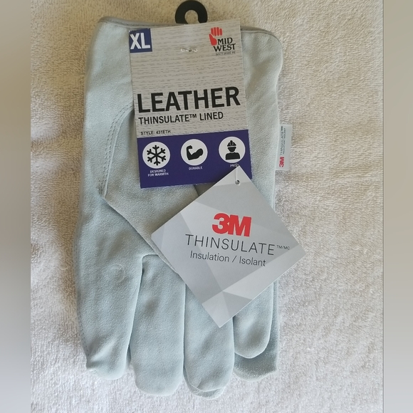 Smooth Thinsulate lined Leather Glove by Midwest Gloves, size XL - Picture 1 of 3